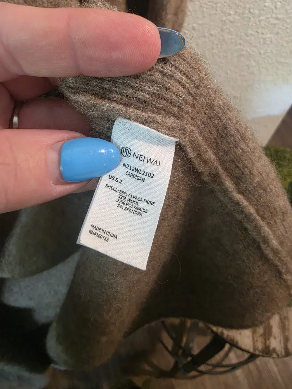 Neiwai Knitted Cardigan Coat